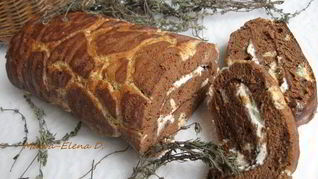 Бисквитный рулет Жираф