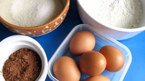 бисквитный рулет жираф