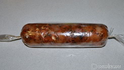 куриный рулет мраморный