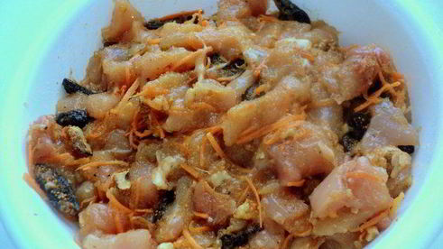 куриный рулет с инжиром