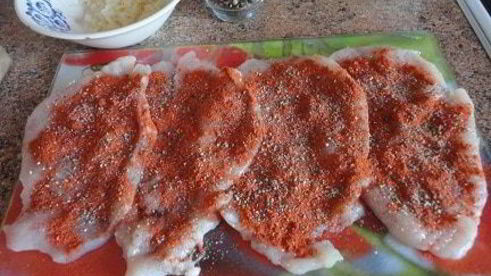 куриный рулет с паприкой