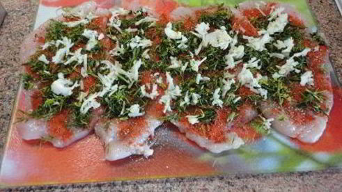 куриный рулет с паприкой