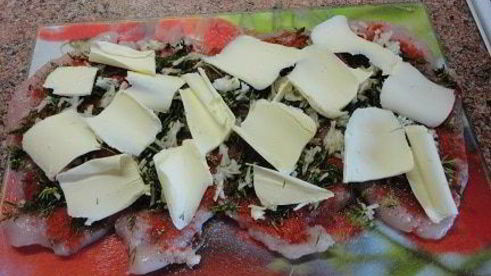 куриный рулет с паприкой