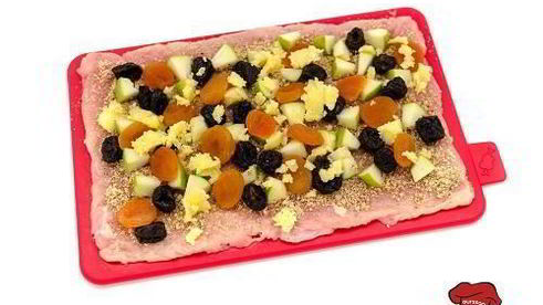 куриный рулет с сухофруктами