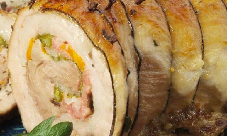 Рецепт мясного рулета с фаршем и зеленой фасолью