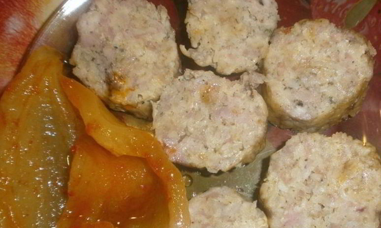 Рецепт мясного рулета с вермишелью на пару