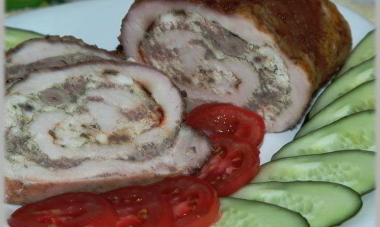 Рецепт мясного рулета выходного дня