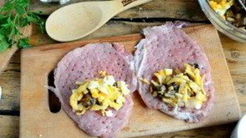 мясные рулетики к праздничному столу