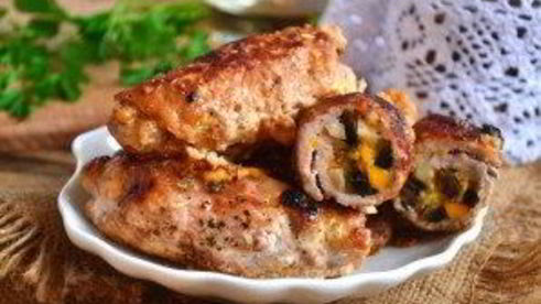 мясные рулетики к праздничному столу