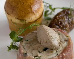 Печеночный рулет с манкой