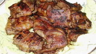 Рулет из бараньей печени