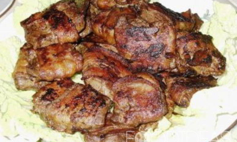 Рецепт рулета из бараньей печени