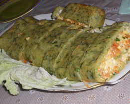 Рулет из кабачков