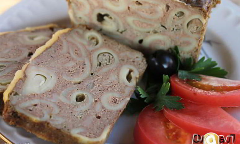 Рецепт рулета из куриной печени с макаронами