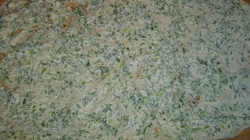 рулет из лаваша с горбушей