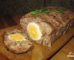 Рулет из мясного фарша