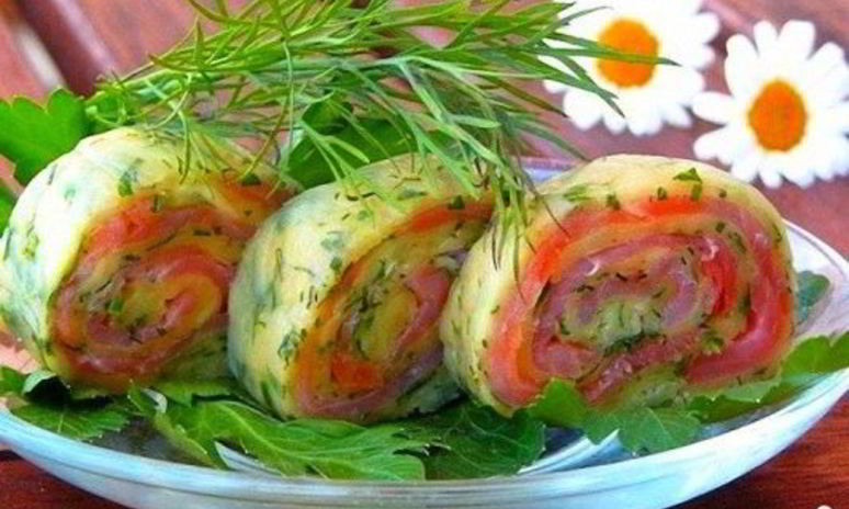 Рецепт рулета из сыра