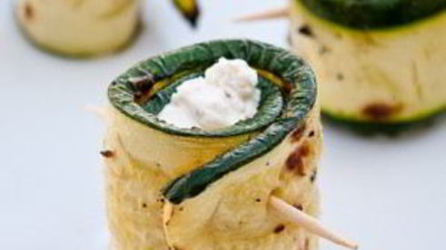 рулетики из кабачков с орехами