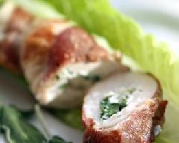Рулетики из куриной грудки
