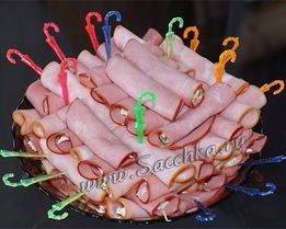 Рулетики с сыром