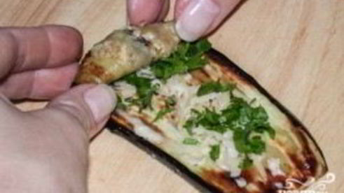 рулеты из баклажанов