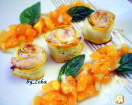 Рулеты куриные Осенняя нежность