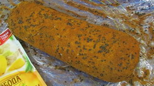 рыбный рулет с оливками