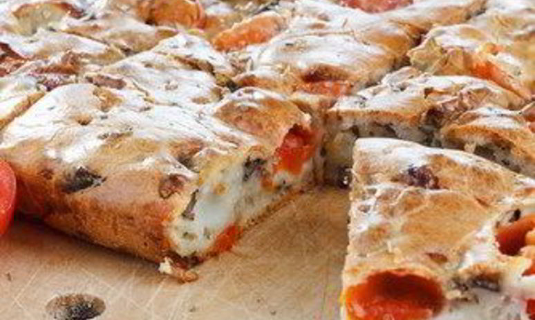 Рецепт слоеного рулета со сладким перцем