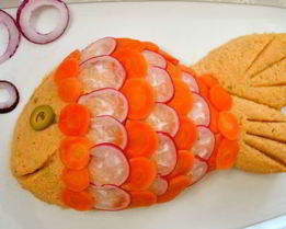 Салат-закуска Золотая рыбка