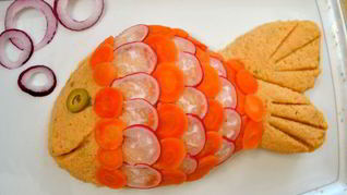 Салат-закуска Золотая рыбка