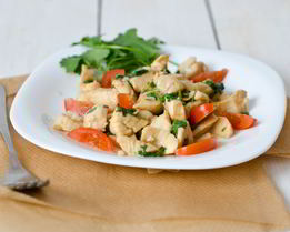 Севиче из гребешков с овощами