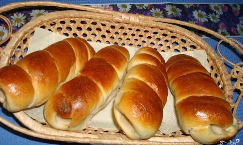 Рецепт сосисок в тесте без дрожжей