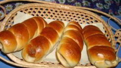 сосиски в тесте без дрожжей