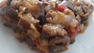 Соте из баклажанов