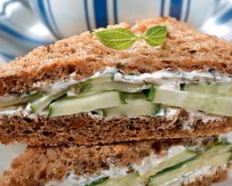 Английские сэндвичи с огурцами