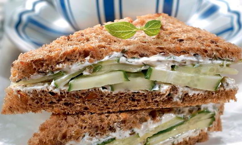 Рецепт английских сэндвичей с огурцами