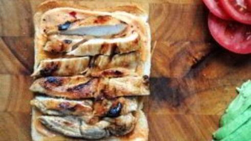 клубный сэндвич с курицей