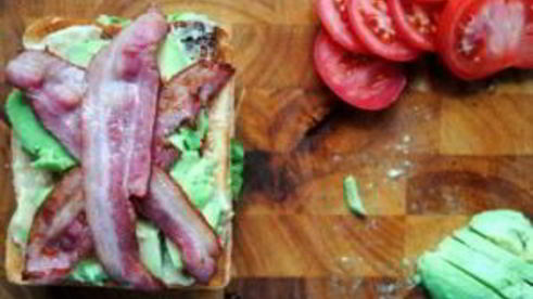 клубный сэндвич с курицей