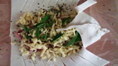 ленивый стромболи — итальянский сэндвич