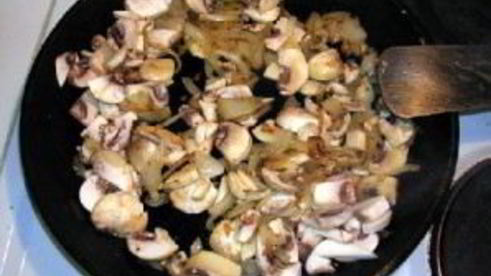 сэндвич с грибами