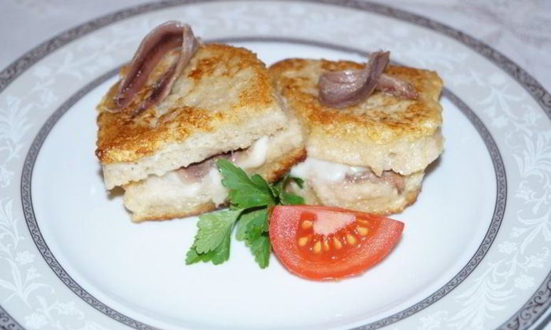 Рецепт сэндвича с моцареллой