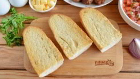 сэндвич с мясными шариками