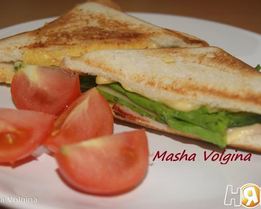 Сэндвич с сыром и карбонатом