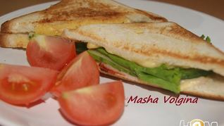 Сэндвич с сыром и карбонатом