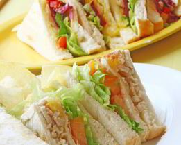 Сэндвичи с овощами