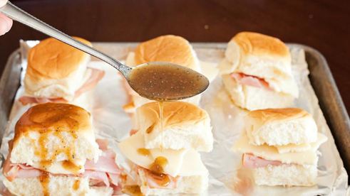 сэндвичи с ветчиной и сыром