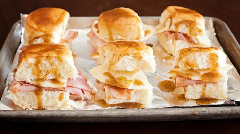 сэндвичи с ветчиной и сыром