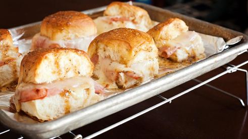 сэндвичи с ветчиной и сыром