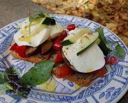 Вегетарианский клаб-сэндвич