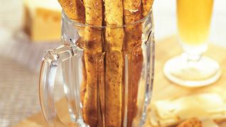 Сырные палочки с ветчиной